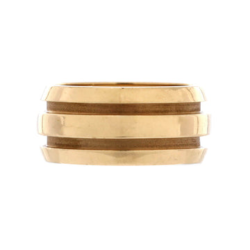 Tiffany & Co. Atlas Groove Band Ring 18K Yellow Gold Wide
