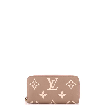 Louis Vuitton Zippy Wallet Bicolor Monogram Empreinte Giant