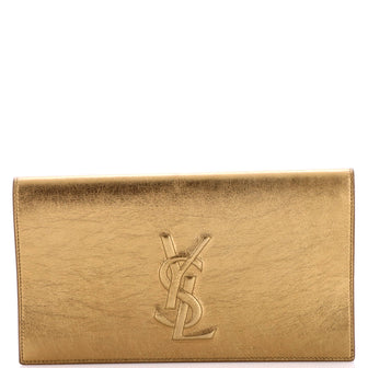 Saint Laurent Belle de Jour Clutch Leather Large