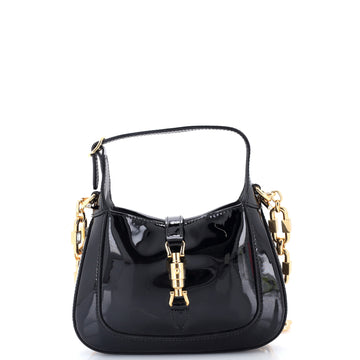 Gucci Jackie 1961 Chain Hobo Patent Mini
