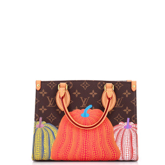 Louis Vuitton OnTheGo Tote Yayoi Kusama Pumpkins Monogram Canvas PM