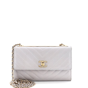 Chanel Trendy CC Wallet on Chain Chevron Lambskin