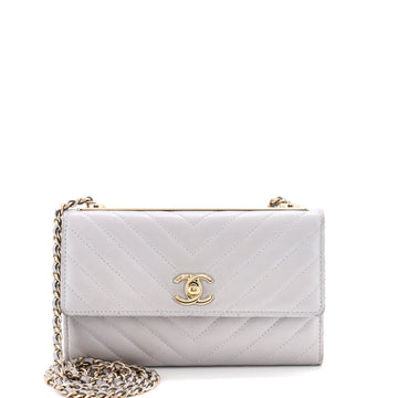 Chanel Trendy CC Wallet on Chain Chevron Lambskin