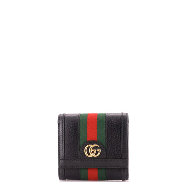 Gucci Ophidia Card Case Wallet Leather