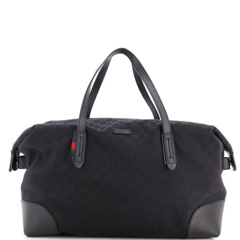 Gucci Original Carry On Duffle Bag GG Canvas