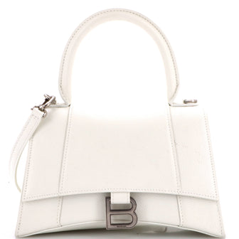 Balenciaga Hourglass Top Handle Bag Leather Small