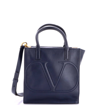 Valentino Garavani VLogo Walk Tote Leather Small