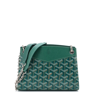 Goyard Structured Rouette Chain Shoulder Bag Coated Canvas Mini