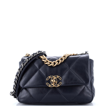 Chanel 19 Flap Bag Quilted Leather Medium