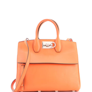Salvatore Ferragamo Studio Satchel Leather Small