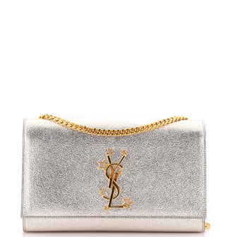 Saint Laurent Classic Monogram Stars Crossbody Bag Leather Medium