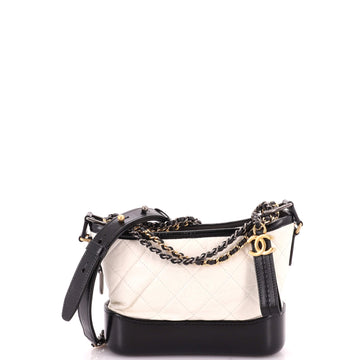 Chanel Gabrielle Hobo Quilted Aged Calfskin Small