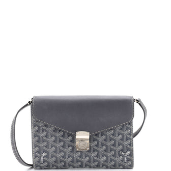Goyard Chypre Wallet on Strap Coated Canvas with Leather