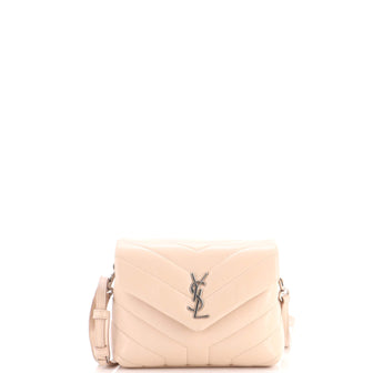 Saint Laurent Loulou Shoulder Bag Matelasse Chevron Leather Toy