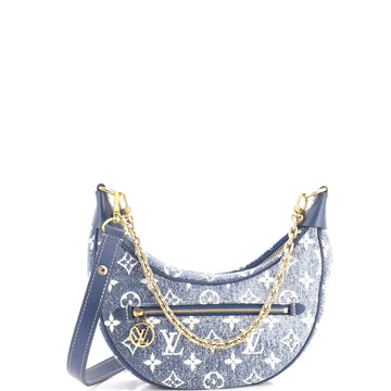 Louis Vuitton Loop Handbag Monogram Jacquard Denim
