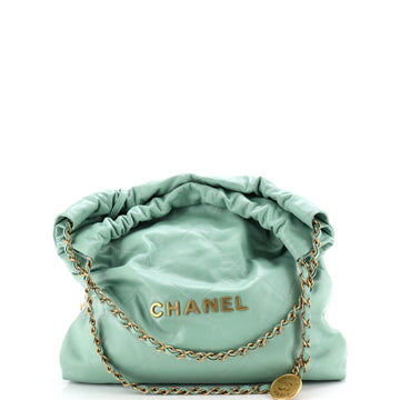 Chanel 22 Chain Hobo Quilted Calfskin Medium