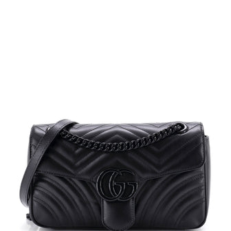 Gucci GG Marmont Flap Bag Matelasse Leather Small