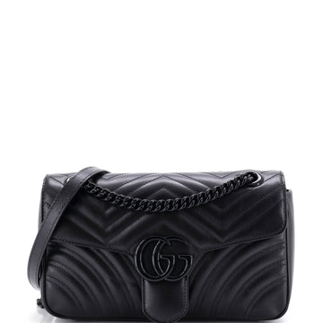Gucci GG Marmont Flap Bag Matelasse Leather Small