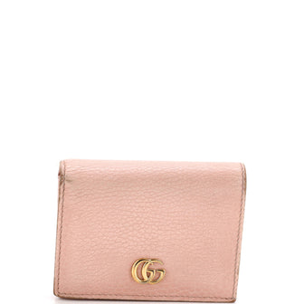 Gucci GG Marmont Flap Card Case Leather