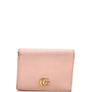 Gucci GG Marmont Flap Card Case Leather