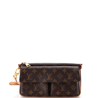 Louis Vuitton Vivacite Handbag Monogram Canvas