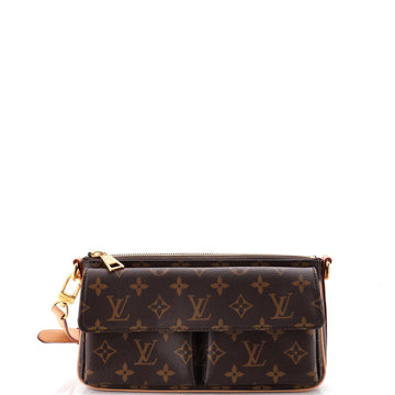 Louis Vuitton Vivacite Handbag Monogram Canvas