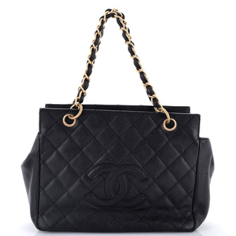 Chanel Petite Timeless Tote Quilted Caviar