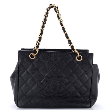 Chanel Petite Timeless Tote Quilted Caviar