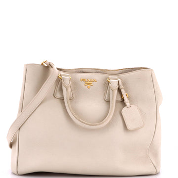 Prada Convertible Shopper Tote Vitello Daino Large