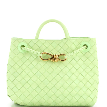 Bottega Veneta Andiamo Top Handle Bag Intrecciato Nappa Small