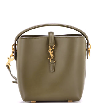 Saint Laurent Le 37 Bucket Bag Leather Mini