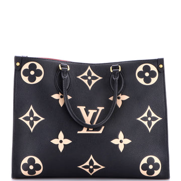 Louis Vuitton OnTheGo Tote Bicolor Monogram Empreinte Giant MM