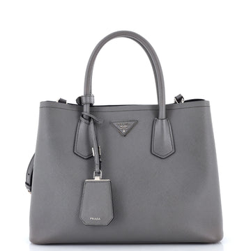Prada Cuir Double Tote Saffiano Leather Medium