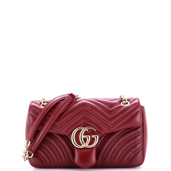 Gucci GG Marmont Flap Bag Matelasse Leather Small