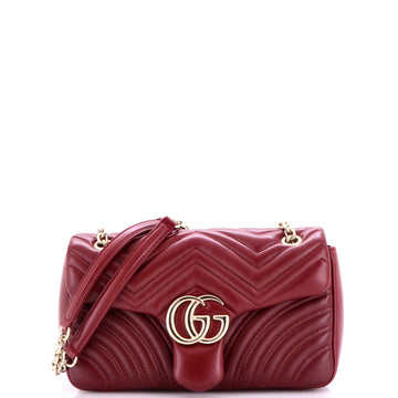 Gucci GG Marmont Flap Bag Matelasse Leather Small