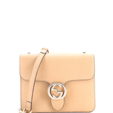 Gucci Interlocking Shoulder Bag Leather Small