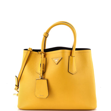 Prada Cuir Double Tote Saffiano Leather Medium