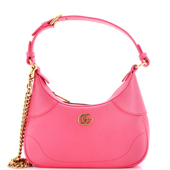 Gucci Aphrodite Zip Shoulder Bag Leather Small
