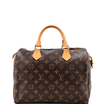Louis Vuitton Speedy Handbag Monogram Canvas 30