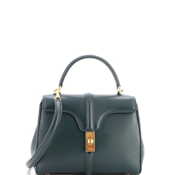 Celine 16 Top Handle Bag Smooth Calfskin Small