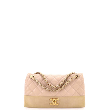 Chanel Soft Elegance Flap Bag Quilted Distressed Calfskin Jumbo