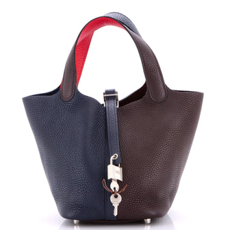 Hermes Casaque Picotin Lock Bag Clemence PM
