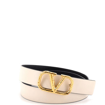Valentino Garavani VLogo Belt Leather Wide