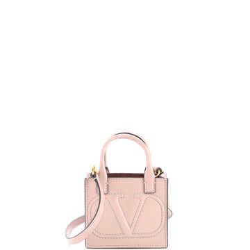 Valentino Garavani VLogo Signature Pouch Tote Leather Mini