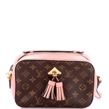 Louis Vuitton Saintonge Handbag Monogram Canvas with Leather