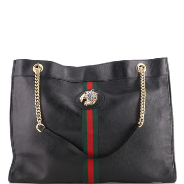 Gucci Rajah Chain Tote Leather Large