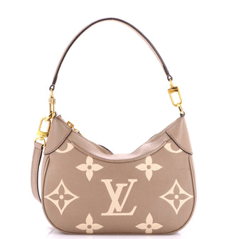 Louis Vuitton Bagatelle NM Handbag Bicolor Monogram Empreinte Giant