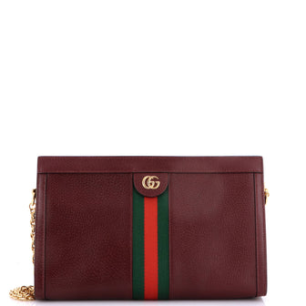 Gucci Ophidia Chain Shoulder Bag Leather Medium
