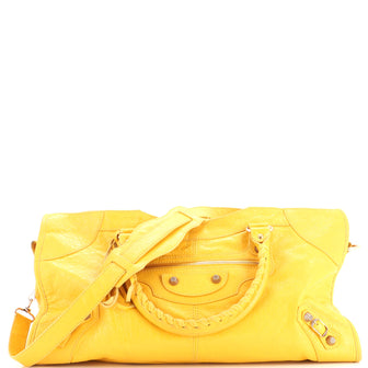 Balenciaga Work Giant Studs Bag Leather