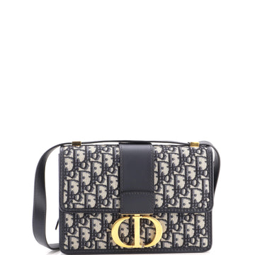 Christian Dior 30 Montaigne Flap Bag Oblique Canvas